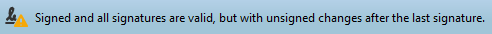  Validation icon that indicates 