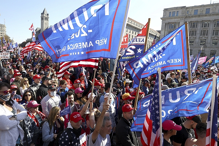 “Million MAGA March” protest on November 14, 2020 in Washington, DC.